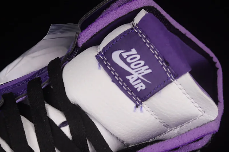 All categories Air Jordan Jordan series basketball shoes Air Jordan 1 High Air Jordan 1 Zoom CMFT AJ Joe 1 black and purple color CT0979-505